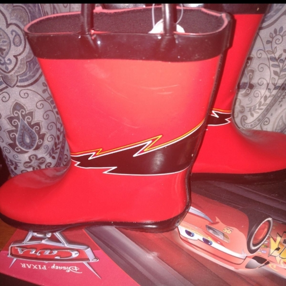 Disney Pixar Rain boots Toddler Size 12 New in box - Picture 5 of 5